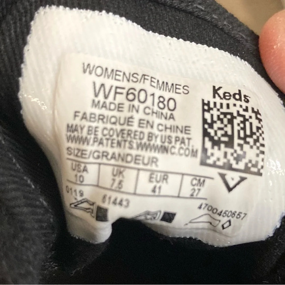 KEDS  Sz 10 Triple Cvo Festival Dream Foam Insoles Lace Up Lace Sneakers NWOT - Picture 11 of 12